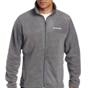 Mens Gray Columbia Fleece Sweater 
